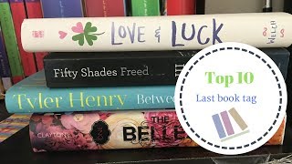 top 10 last -Book tag // 2018