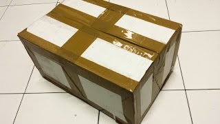 Como reforzar una caja de cartón frágil en resistente y dura tutorial 1