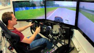 Kart Racing Pro in the Motion Pro II Racing Simulator