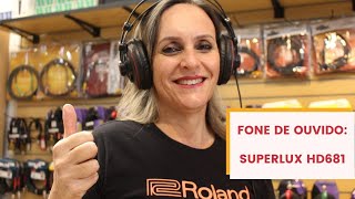 Conheça o Fone Superlux HD681