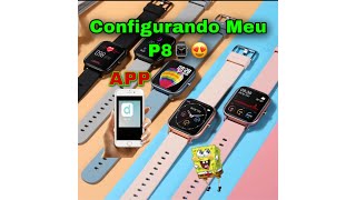 #Parte1 SMARTWATCH P8⌚⚡ Configurando NO CELULAR 📲 APP (DA FIT) MELHOR SMARTWATCH DO ANO 😱👏🌐#Parte1