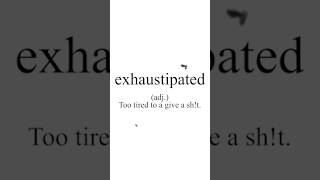 Exhaustipated. #word #wordoftheday #wurd #wurdoftheday #ai #aiart