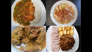 Relaxing cooking I Pork cutlet with curry, Thick noodle soup, Braised pork ribs, Noodle toufu I