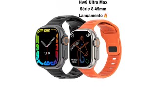 [Lançamento] Hw8 Ultra Max 49mm Série 8 Leve + 2 Brindes🎁 #Shorts