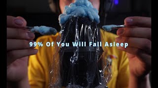 ASMR Blue Yeti  |Plastic Wrap| Crinkles, Shaving Cream, Satisfyingly Tingles