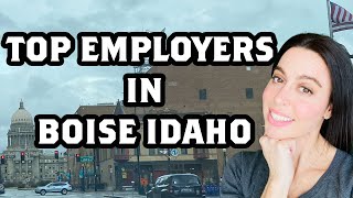 Who are the top employers in Boise Idaho? | Job search in Boise Idaho - Treasure Valley