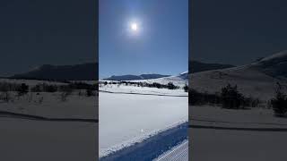 Beautiful skiing condition in Ørskog! #norway #visitnorway #skiing #crosscountry #spring #pinoy