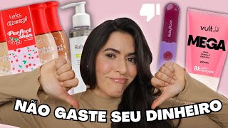 5 PRODUTOS DE MAQUIAGEM QUE COMPREI E ME ARRPENDI - REPROVADOS