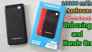 #Ambrane PP-11 #10000mAH Lithium Polymer #PowerBank Unboxing & Quick Review Hands On | Aekay Vlogs