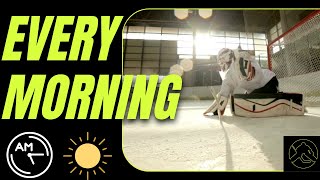 Morning Stretches For Hockey Goalies | DO DAILY