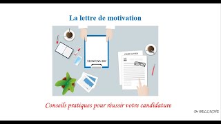 La lettre de motivation