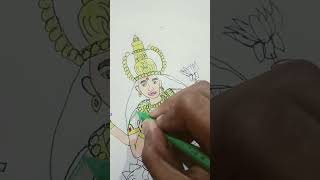 Lakshmi Mata drawing