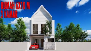 RUMAH 6X10 METER | 3 KAMAR TIDUR |