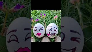 👉Funny Egg Emojis With Expressions & Reactions Emoticons # Shorts # ❤❤You and me ❤❤