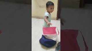 Trying sack jumping 😄#play #time #youtubeshorts #trending #song #baby