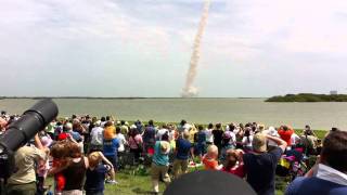 Last Launch of the Space Shuttle Seen From the NASA Causeway