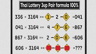 Thailand Lottery single 3up set & jora Formula 16.09.2024 | Thai lottery result today