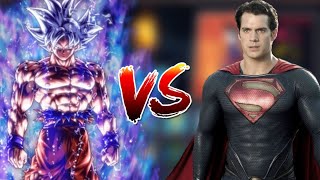 Goku Master Ultra Instinct vs SuperMan Full Power - Super Dragon Ball Warriors