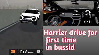 Tata Harrier driving(at bus simlator Id ) tata Harrier mod for bussid  #cargame #carsimulator