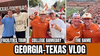 Georgia at Texas Vlog | Facilities Tour, College Gameday, Top 5 Showdown | The Groff Show