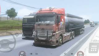 driving mercedes benz truck simulator android gameplay #truckersofeurope3 #truck #gamesimulator