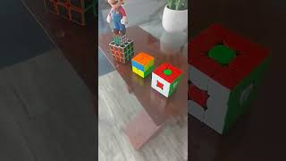 6 Banderas con cubos rubik