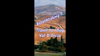 Travel to Italy 2021 / 2022 Val D´Orcia,  Northwest Italy #shorts