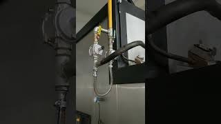 Regulators installation on a backing oven #regulator #installation