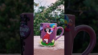 Birthday gift ideas|Clay work|Coffee mug clay art #shortsvideo #youtubeshorts #youtubeshortsvideo