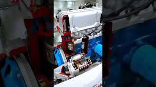 Halfway cut of IC engine with Gear Box #engine