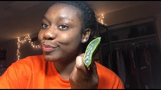 10 Day Aloe Vera Face Mask Challenge | Skin Care