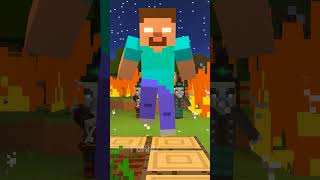 Hell's coming with Herobrine #minecraft #shorts