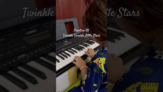 Little Pianist | Twinkle Twinkle Little Stars Piano | Learning Piano #highlights #piano #everyone