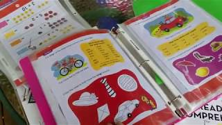 how to make your own Learning workbook - binder for kids ( Loveys lovebugs )