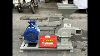 Máy nghiền 18 búa, máy nghiền bột mịn, nghiền bột khô và ướt VMN7500 | Liên hệ 0964293261