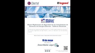 Webinar Dartel Electricidad - Nuevo Reglamento Eléctrico;  Pliego 2  Tableros eléctricos Legrand