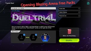 Blazing Arena and Nibiru Tryout Duels 2024 Free Pack Opening