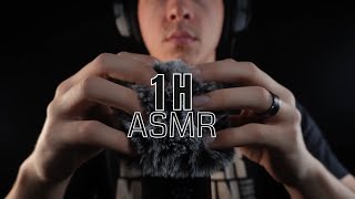 ASMR 1 Hour | Fluffy Mic Head Massage