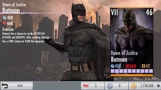 Injustice iOS | DAWN OF JUSTICE BATMAN REVIEW!