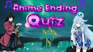 Anime ENDING Quiz [Super Easy - Hard]  |  Master all level!