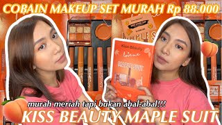 REVIEW MAKEUP MURAH KISS BEAUTY MAPLE SUIT SET CUMA 88.000 !!