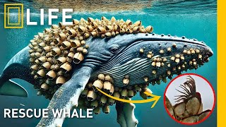 Helping whales remove harmful barnacles | Animal rescue compilation