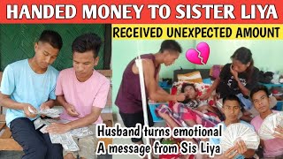 Handed money to sister Liya @tinglemkonyak2560 @ChemkhahVlogs  ||Most emotional moment 😪