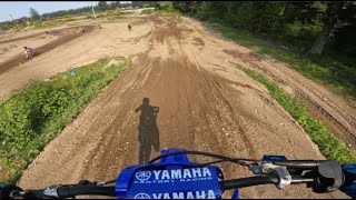 Almost Going Over My Bars On My YZ125 At MotoPacific MX.