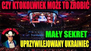 Miało być śmiesznie. Mały sekret. Uprzywilejowany Ukrainiec. Czy ktokolwiek może to zrobić.