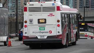 TTC NovaBUS LFS #3330 (New Airport Livery)