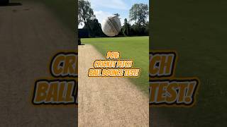 Cricket Ball Bounce Test! 🏏 #cricket #shorts #india #youtubeshorts be