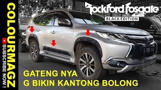 OVER FENDER AND SIDE CLANDDING ALL NEW PAJERO SPORT 2020 - ROCKFORD FOSGATE BLACK EDITION