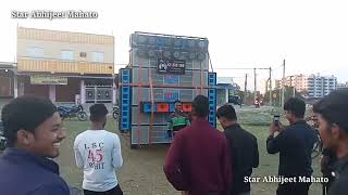 Dj SarZen Cabinet😱Dj King Bass Saraswati Puja Visarjan Setup💪#djsarzencabinet #djvlogsvideo