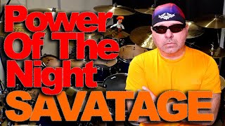 Power Of The Night - SAVATAGE - Drums!